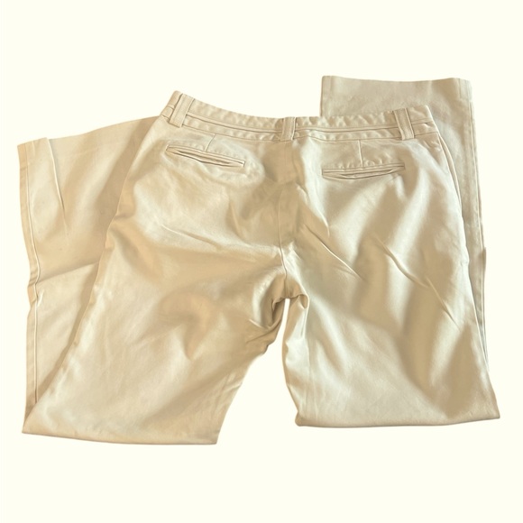 Banana Republic Stretch Women’s Trouser Wide-Leg Pants Size 10 Cream - Picture 6 of 8